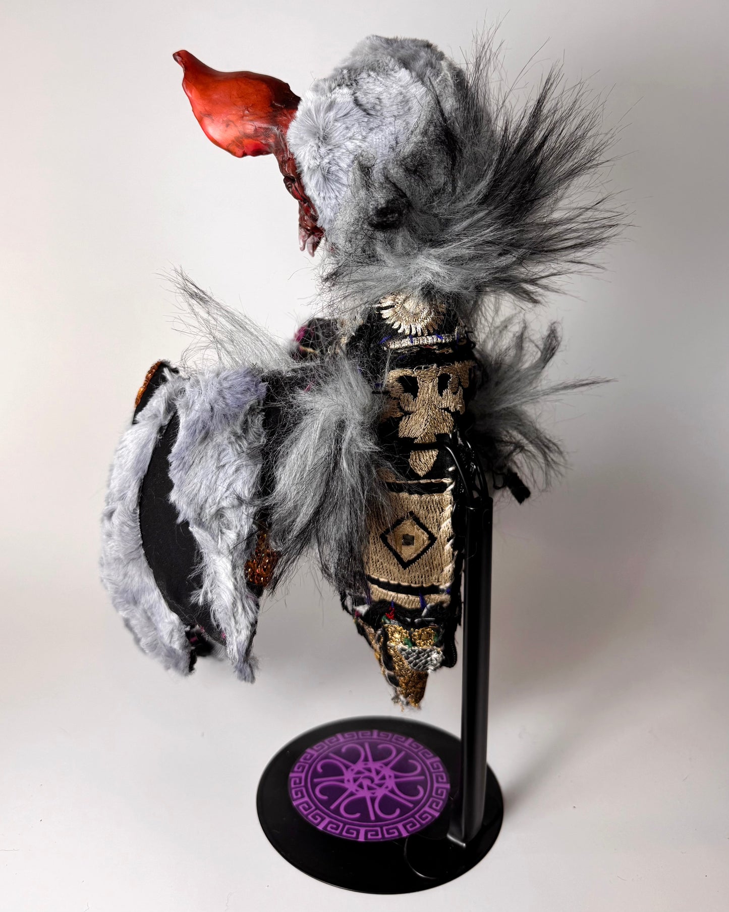 Bat Poppet - Gray