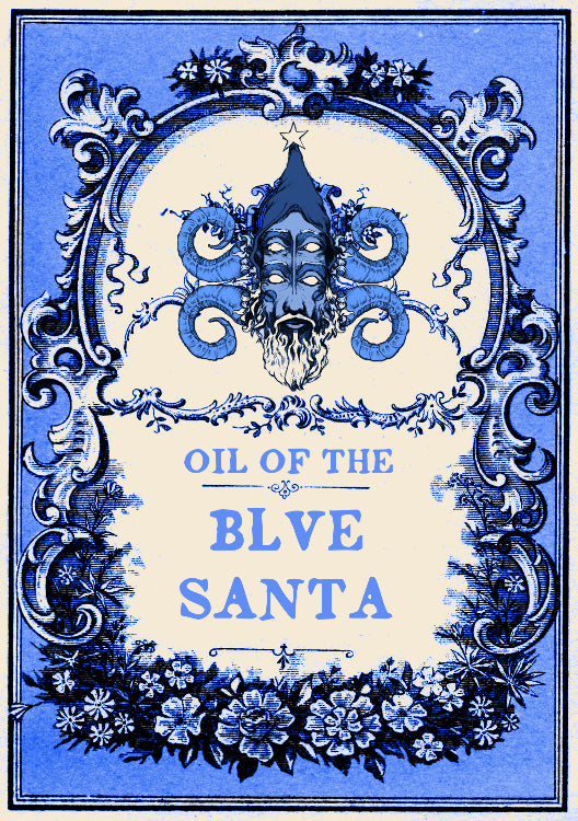 Oil of the Blve Santa