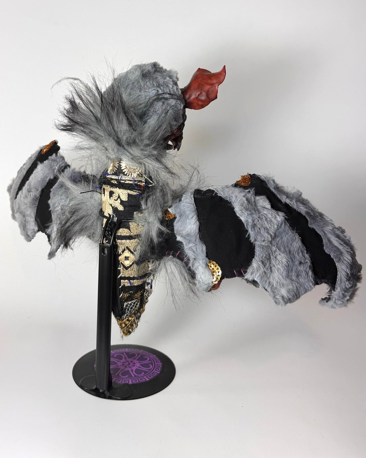 Bat Poppet - Gray