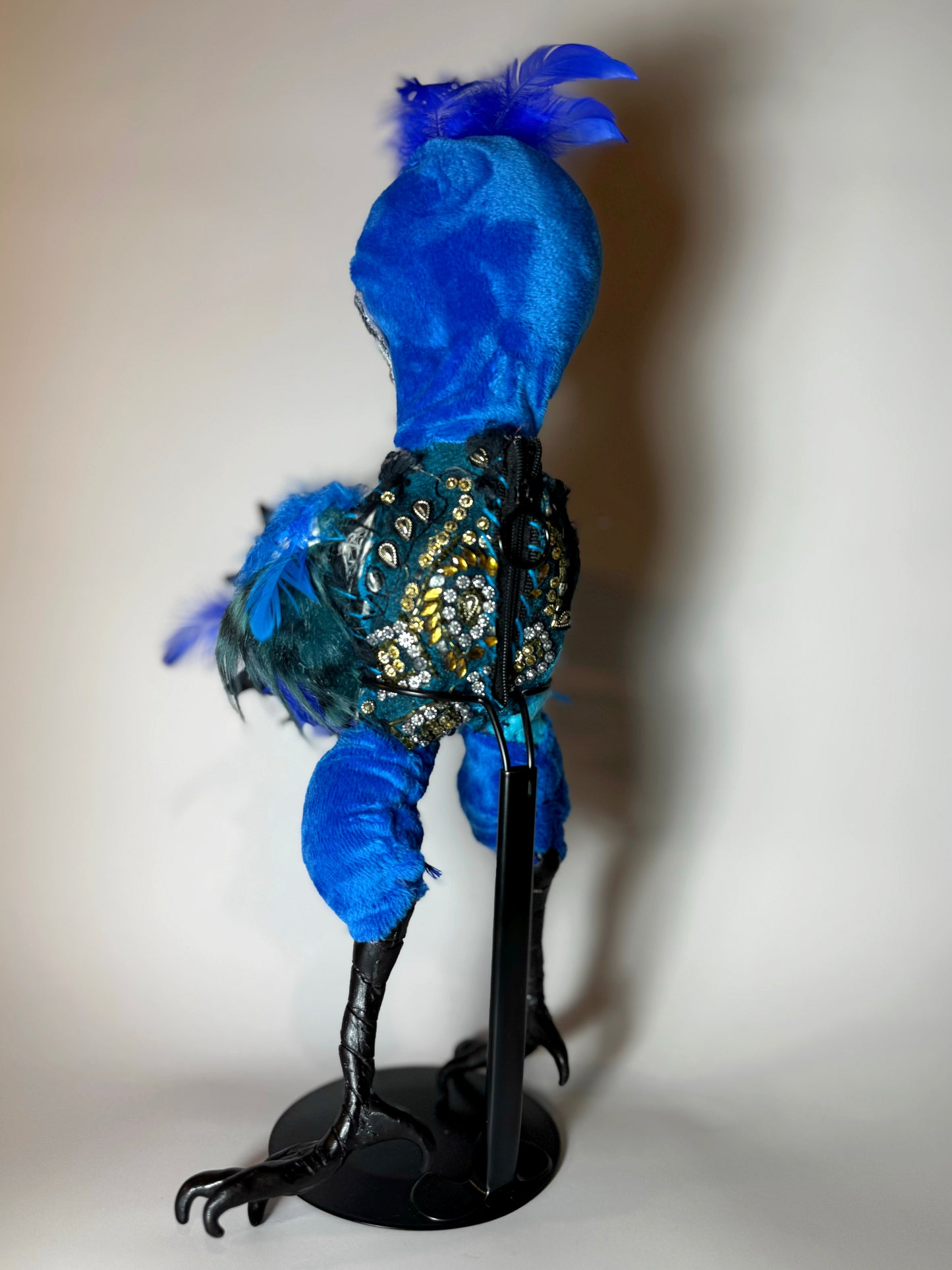Blue Jay Poppet