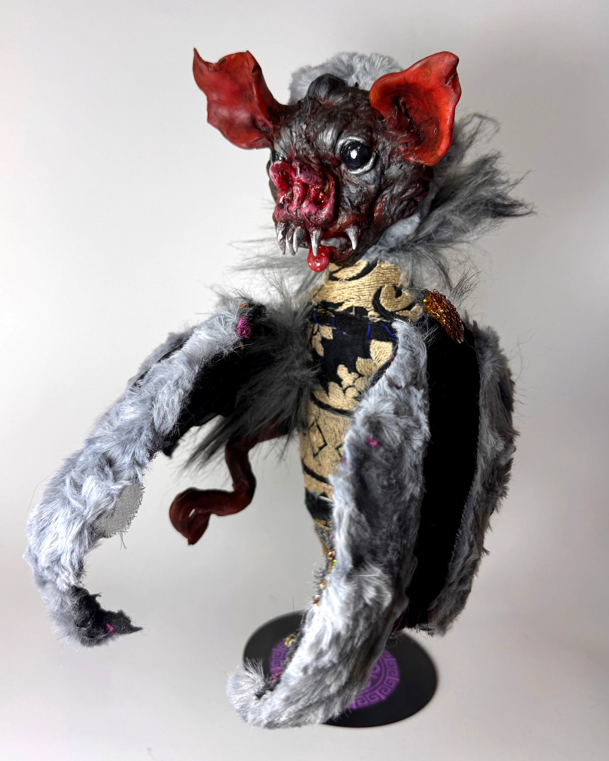 Bat Poppet - Gray