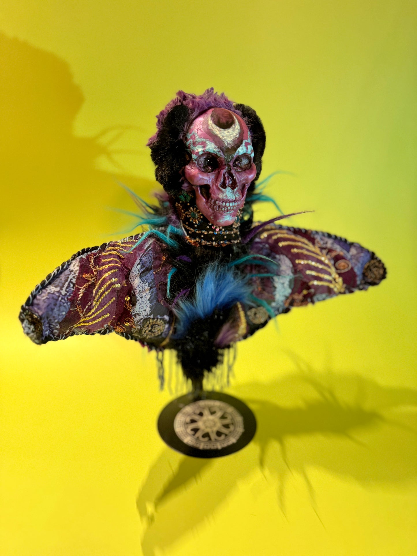 Moth Poppet - Black Witch Moth (Ascalapha odorata)