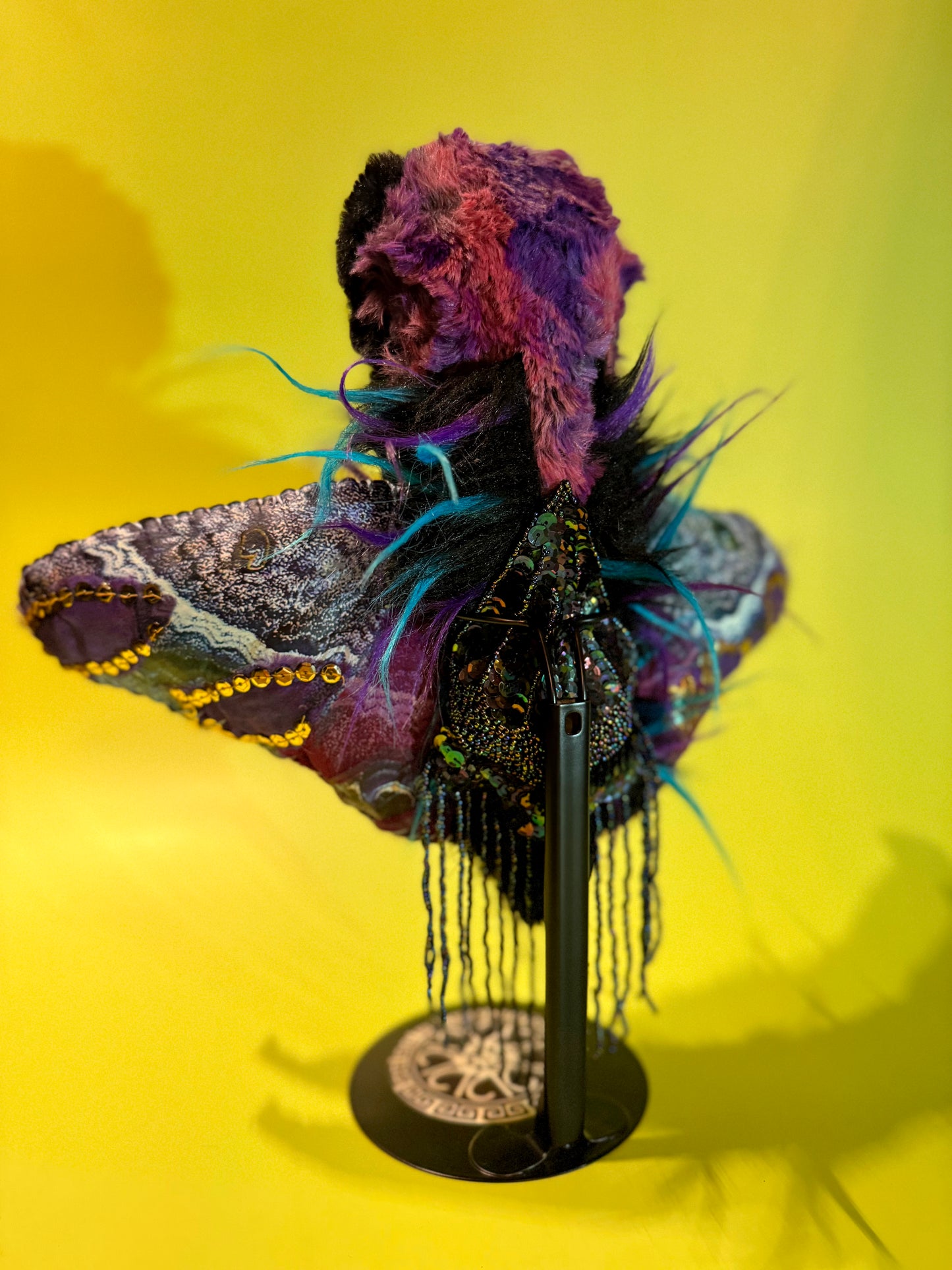 Moth Poppet - Black Witch Moth (Ascalapha odorata)