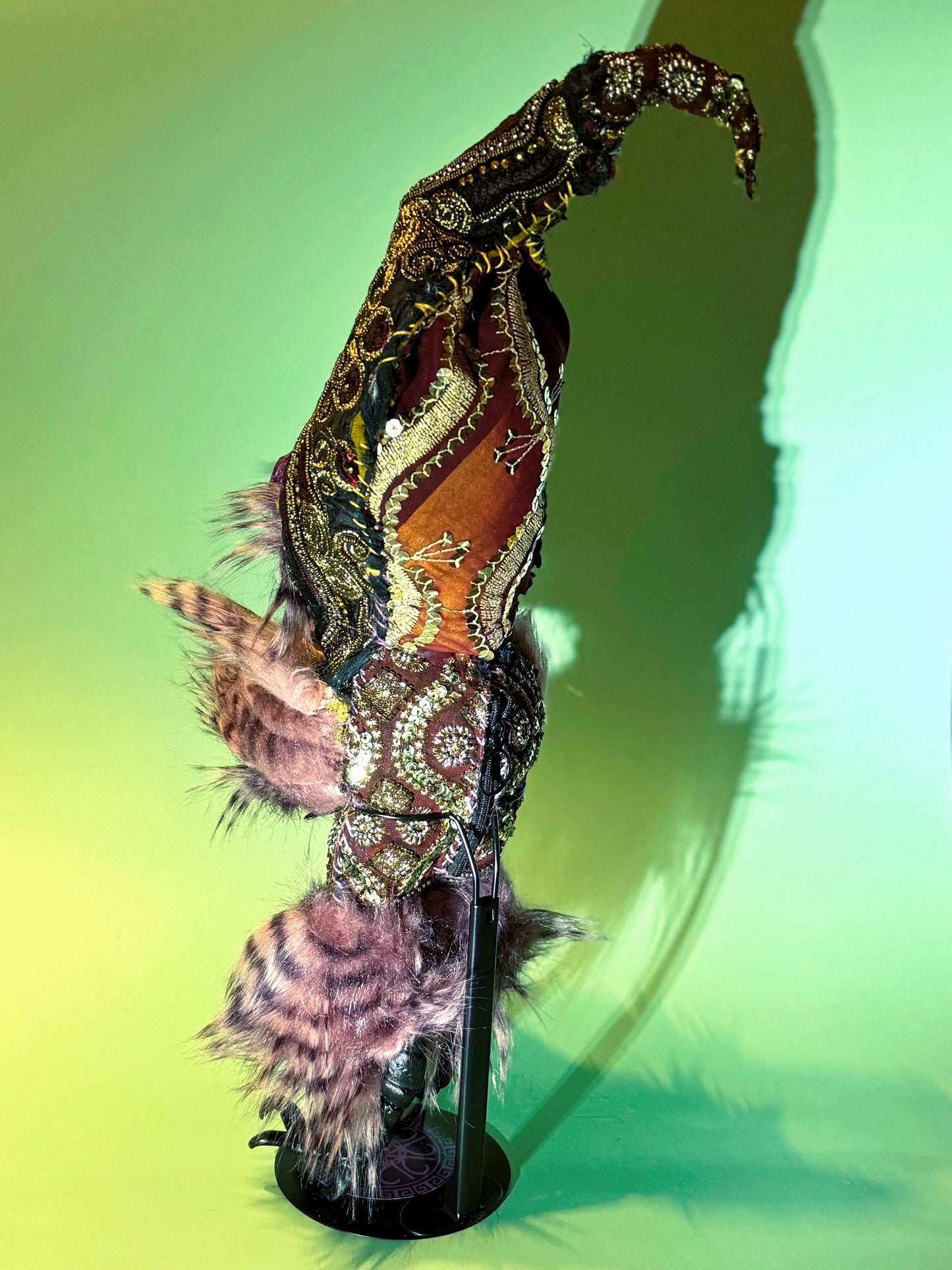 Owl Poppet - Amethyst