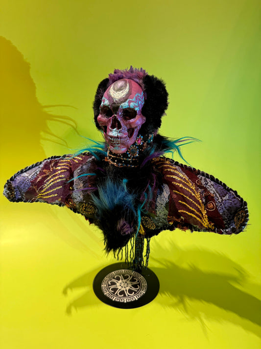 Moth Poppet - Black Witch Moth (Ascalapha odorata)