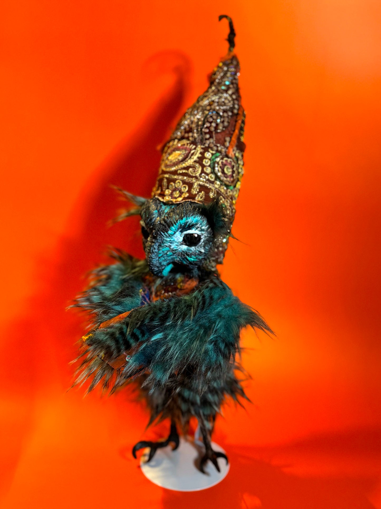Owl Poppet - Teal