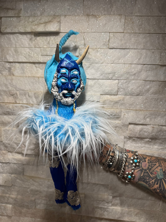 Jupeskoi House Spirit Poppet - Baby Blve